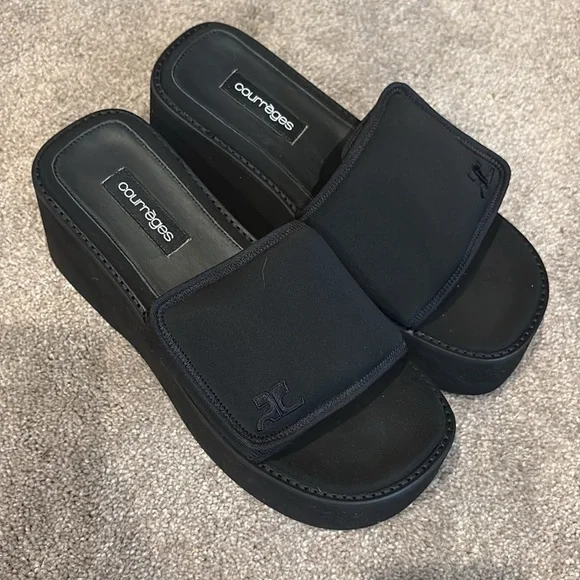 NWOB COURRÈGES “Scuba Wave” platform sandal - Picture 2 of 5